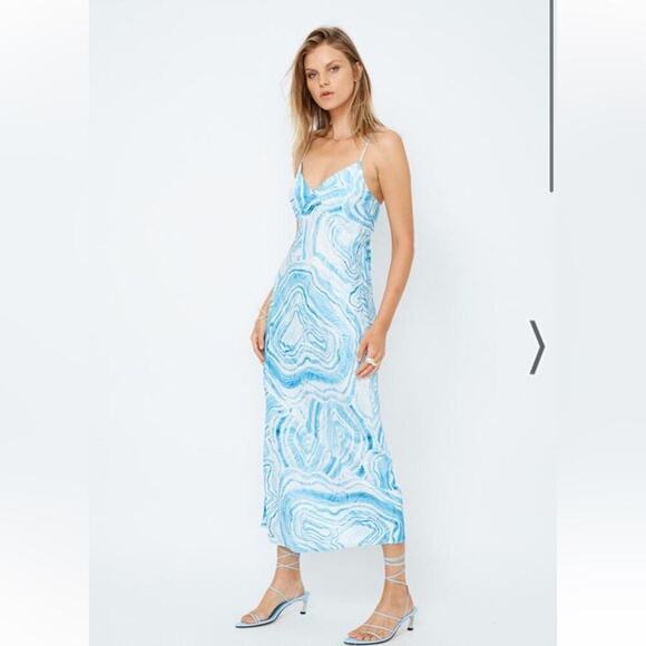 Suboo Agate Slip Dress in Blur Multi - Picture 2 of 10